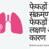 फेफड़ों में संक्रमण फेफड़ों के रोग लक्षण और कारण