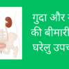 गुदा और गुर्दा की बीमारी का घरेलु उपचार