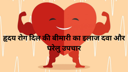 हृदय रोग दिल की बीमारी का इलाज दवा और घरेलु उपचार