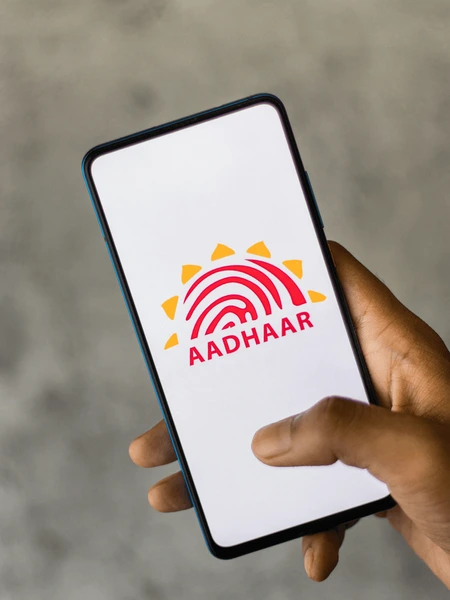 User checking Aadhaar card mobile number verification status online
