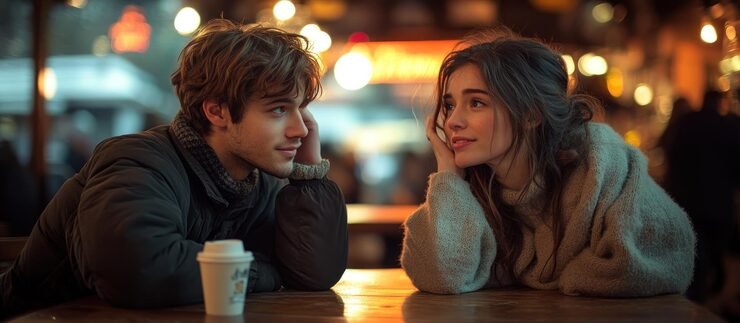 Two close friends spending quality time together and building a deeper connection